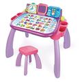 Vtech 80-154654 Magischer Schreibtisch 3 in 1 Kinderschreibtisch, rosa