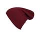 Cashmere Dreams Women Girls Ladys UNI- Sparkle- Beanie-Hat-Cap with Star - Knitwear-Perfect accessoire-11,4 x 9 inch - Wine red