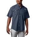 Columbia Men's Bahama II UPF 30 Short Sleeve PFG Fishing Shirt, Collegiate Navy, 2X Tall