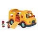 Battat – Schulbus mit Lichtern und Tönen – Spielzeugauto mit 5 Figuren für Kinder und Babys ab 18 Monaten (6 Teile), Yellow
