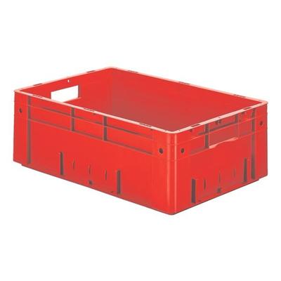 SCHULTE Lagertechnik Euro-Stapelkästen 30/40/21 cm rot, 30x21x40 cm