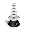 Royal Catering Chocolate Fountain Fondue Spring RCCF-210 (250 W, 5 Levels, 30-110 °C, 4 L Capacity, 10-12 h Duty Cycle)