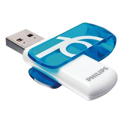 Philips USB-Stick »Vivid 16 GB« blau, 1.7x1.1x5.7 cm