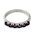 'Forever Violet' - Hand Made Jewelry Sterling Silver Amethyst Ring