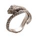 'Silver King Cobra' - Unique Sterling Silver Snake Ring