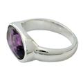 Purple Crown,'Three Carat Amethyst Cocktail Ring in Sterling Silver'