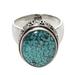 Heavenly,'Handcrafted Balinese Silver Natural Turquoise Ring'