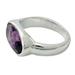 Purple Crown,'Three Carat Amethyst Cocktail Ring in Sterling Silver'