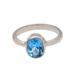 True Emotion,'Blue Topaz and Sterling Silver Ring Crafted in Bali'
