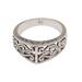 Celuk,'Hand Crafted Balinese Sterling Silver Band Ring'