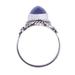 Infinity Eye,'Lapis Lazuli and Sterling Silver Cocktail Ring from India'