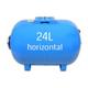 Druckkessel Druckbehälter 24 bis 80 l Membrankessel Hauswasserwerk 24 l - Horizontal
