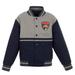 Youth JH Design Navy Florida Panthers Poly-Twill Full-Snap Jacket