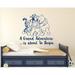 Decal House Classic Winnie the Pooh Nursery Bedroom Wall Decal Vinyl in Blue | 22 H x 24 W in | Wayfair NL113-Dark_blue