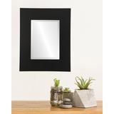 Ebern Designs Rubinstein Framed Rectangle Accent Mirror in Black | 43 H x 31 W x 1 D in | Wayfair 4C873FC8986A4722ADDC8C50DBEC6B84