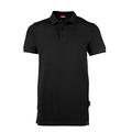 HRM Herren Heavy Performance Polo, schwarz, Gr. S I Premium Polo Shirt Herren I Basic Polohemd bis 60°C waschbar I Hochwertige & nachhaltige Herren-Bekleidung I Workwear