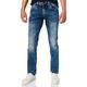 Timezone Herren EduardoTZ Slim Jeans, Blau (White Aged Wash 3201), W31/L34