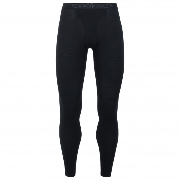 Icebreaker - 200 Oasis Leggings with Fly - Lange Unterhose Gr S schwarz