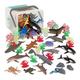 Terra 60-teilig Tierfiguren Sammlung Meerestiere Spielzeug Set – Fische, Haie, Wale, Seelöwen, Schildkröten, Korallen und mehr – Spielzeug ab 3 Jahren
