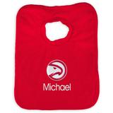 Infant Red Atlanta Hawks Personalized Bib