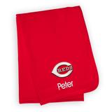 Infant Red Cincinnati Reds Personalized Blanket