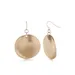 Belk Gold-Tone Casual Metals Disc Drop Earrings, Gold