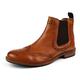 Roamer M143BT Chelsea Brogue Boot Tan Leather (9 UK)