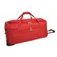 Wheeled Holdall Soft Large Lightweight Travel Duffle Cargo Trolley Luggage Bag HLG487 (Red)
