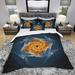 East Urban Home Modern & Contemporary Duvet Cover Set Microfiber in Blue | Full/Queen Duvet Cover + 2 Shams | Wayfair