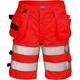 Fristads Kansas Workwear 100977 Shorts Hi-Vis Red C54(38" Waist/32 Leg)