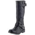 Rocket Dog Damen Berry Biker Boots, Black Lewis, 41 EU