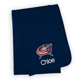 Infant Navy Columbus Blue Jackets Personalized Blanket