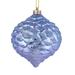 Vickerman 534625 - 6" Periwinkle Glitter Pine Cone Christmas Tree Ornament (6 pack) (N183829D)