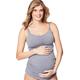 Cake Maternity Women's Cotton Ice Cream Nursing Tank with Molded Cups (for US B-E Cups), X-Large, Grey