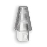 AmerTac Tipi Manual Night Light Plastic/Metal in Gray | 3.09 H x 1.57 W x 2.08 D in | Wayfair NL-TIPI-C