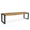 Union Rustic Modica Bench Wood in Brown/White | 17.75 H x 50 W x 15.75 D in | Wayfair UNRS4642 42665983