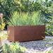 Veradek Corten Steel Series Long Box Planter Metal in Brown/Gray/Red | 16.25 H x 60 W x 15 D in | Wayfair LBXVXLCS