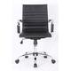 Stylish Black Designer Range Faux Leather Office Swivel Chair