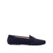 Gommini Suede Loafers - Blue - Tod's Flats