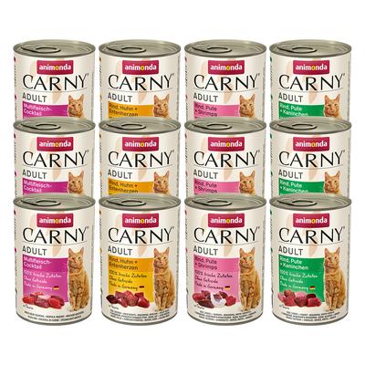 24 x 400g Adult Rind &geflügel animonda Carny Katzenfutter nass