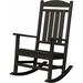 August Grove® Galdamez Outdoor Rocking Chair in Black | 42.5 H x 26.25 W x 33.75 D in | Wayfair D41784D8518745F981266F94F6C668D7