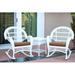 August Grove® Mangum 3 Piece Rattan Seating Group w/ Cushions Plastic in White/Brown | Outdoor Furniture | Wayfair E6CC9589D4414F509D6978885A601589