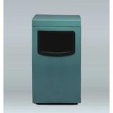 Allied Molded Products Amber 30 Gallon Trash Bin Fiberglass in Green/Blue | 44 H x 24 W x 24 D in | Wayfair 7AM-2444TAD-PD-36