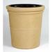 Allied Molded Products Palm Beach 35 Gallon Trash Can Fiberglass in Brown | 32 H x 31 W x 31 D in | Wayfair 7L-3132TA-DC-38