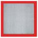 AARCO Outdoor Wall Mounted Bulletin Board Cork/Metal in Red/White | 36 H x 36 W x 4 D in | Wayfair ODCC3636RIR