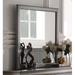 Darby Home Co Elim Rectangular Traditional Dresser Mirror Wood in Gray | 38 H x 35 W x 1 D in | Wayfair 6FAF927454AE4925ADAD69CBC0594917