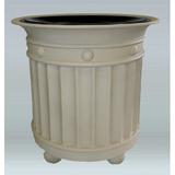 Allied Molded Products Virginia 36 Gallon Trash Bin Fiberglass in Blue | 37 H x 33 W x 33 D in | Wayfair VA-3337TA-PD-10