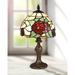 Astoria Grand Snider Rose Accent 14.5" Table Lamp Resin, Glass in Brown | 14.5 H x 4 W x 4 D in | Wayfair ATGD7048 40676272