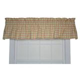 August Grove® Gwyn Plaid Cotton Tailo 70" Window Valance 100% Cotton in Red | 12 H x 70 W x 3 D in | Wayfair ATGR2600 27437828