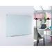 Audio-Visual Direct Wall Mounted Glass Board Metal in Gray/White | 39.5 H x 2 D in | Wayfair GB100150-MWAT